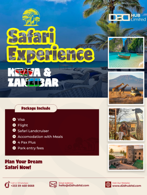 SAFARI EXPERIENCE — KENYA & ZANZIBAR